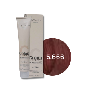 MAXXELLE COLORA ULTRA COLOR trwała farba do włosów anti-age 100 ml | 5.666