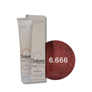 MAXXELLE COLORA ULTRA COLOR trwała farba do włosów anti-age 100 ml | 6.666