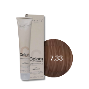 MAXXELLE COLORA ULTRA COLOR trwała farba do włosów anti-age 100 ml | 7.33