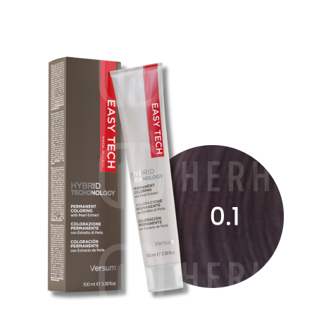 VERSUM EASY TECH profesjonalna trwała farba do włosów 100 ml | 0.1