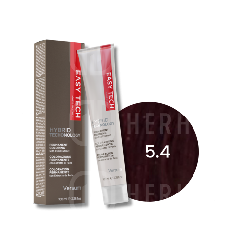 VERSUM EASY TECH profesjonalna trwała farba do włosów 100 ml | 5.4