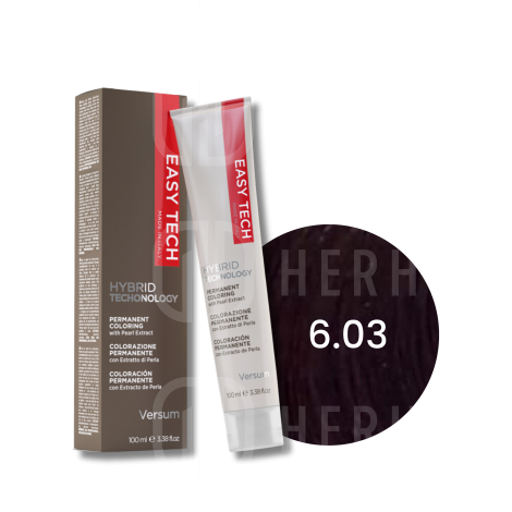 VERSUM EASY TECH profesjonalna trwała farba do włosów 100 ml | 6.03