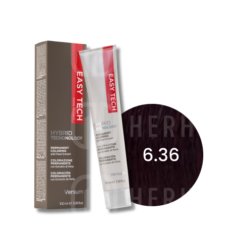 VERSUM EASY TECH profesjonalna trwała farba do włosów 100 ml | 6.36