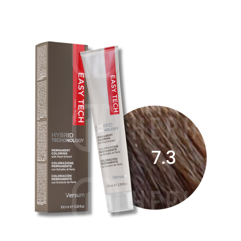 VERSUM EASY TECH profesjonalna trwała farba do włosów 100 ml | 7.3