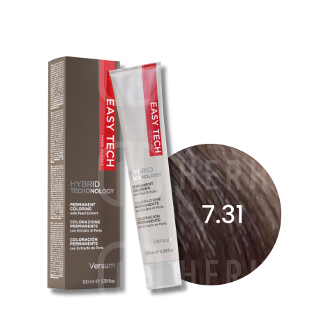 VERSUM EASY TECH profesjonalna trwała farba do włosów 100 ml | 7.31
