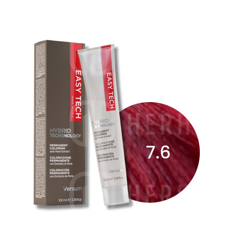 VERSUM EASY TECH profesjonalna trwała farba do włosów 100 ml | 7.6