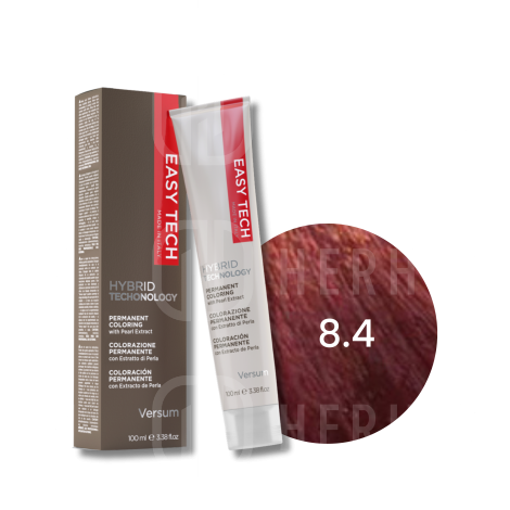 VERSUM EASY TECH profesjonalna trwała farba do włosów 100 ml | 8.4