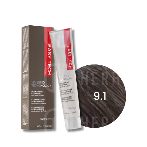 VERSUM EASY TECH profesjonalna trwała farba do włosów 100 ml | 9.1