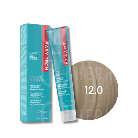 VERSUM EASY TECH trwała farba do włosów bez amoniaku 100 ml | 12.0