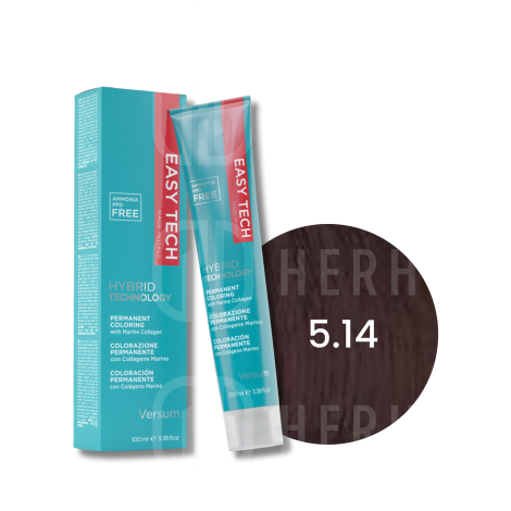 VERSUM EASY TECH trwała farba do włosów bez amoniaku 100 ml | 5.14