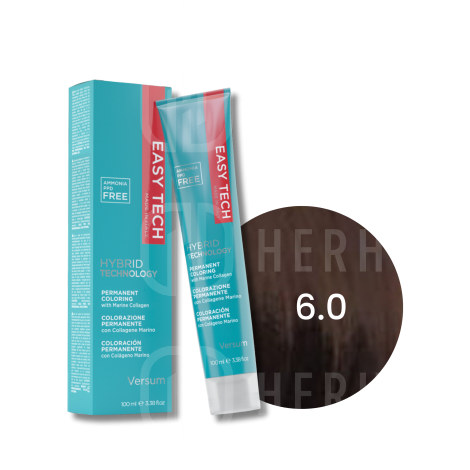 VERSUM EASY TECH trwała farba do włosów bez amoniaku 100 ml | 6.0