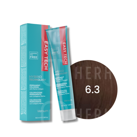 VERSUM EASY TECH trwała farba do włosów bez amoniaku 100 ml | 6.3