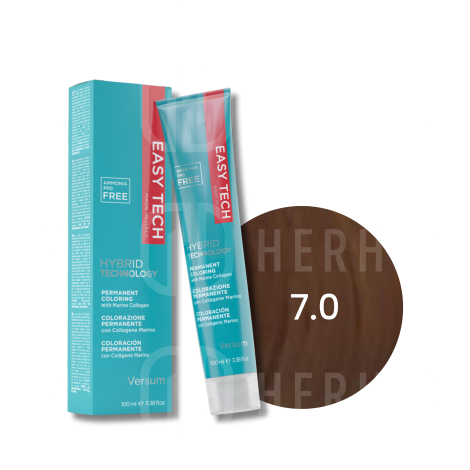 VERSUM EASY TECH trwała farba do włosów bez amoniaku 100 ml | 7.0