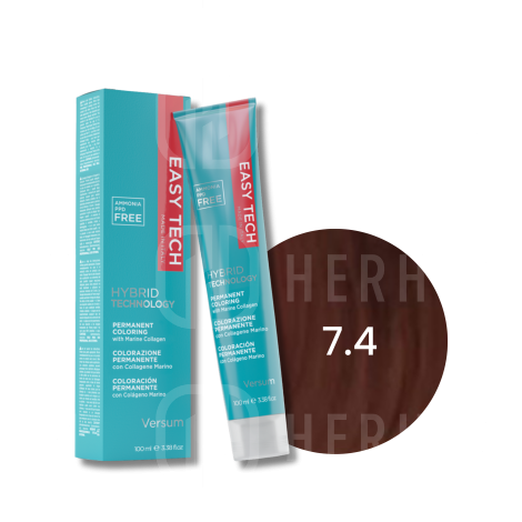 VERSUM EASY TECH trwała farba do włosów bez amoniaku 100 ml | 7.4