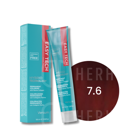 VERSUM EASY TECH trwała farba do włosów bez amoniaku 100 ml | 7.6