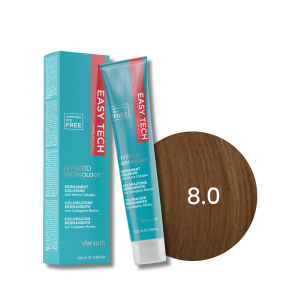 VERSUM EASY TECH trwała farba do włosów bez amoniaku 100 ml | 8.0