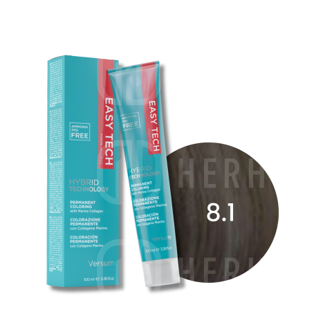 VERSUM EASY TECH trwała farba do włosów bez amoniaku 100 ml | 8.1