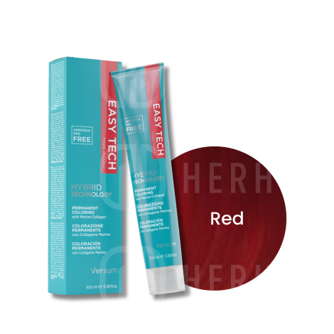 VERSUM EASY TECH trwała farba do włosów bez amoniaku 100 ml | Red