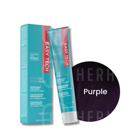 VERSUM EASY TECH trwała farba do włosów bez amoniaku 100 ml | Purple
