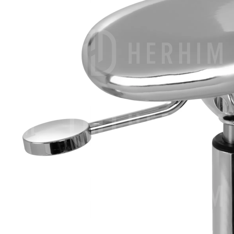 GABBIANO Roll Speed taboret na kółkach z regulacją wysokości | Fine Silver - 4