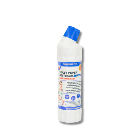 MAX POVER Destoner Blue Pro odkamieniacz do toalet w żelu 750 ml