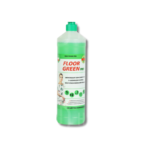 MAX POVER Floor Green Pro płyn do mycia różnych rodzajów podłóg 1000 ml