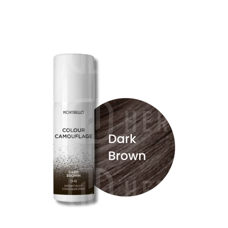 MONTIBELLO COLOUR CAMOUFLAGE spray na odrosty 125 ml | Dark Brown
