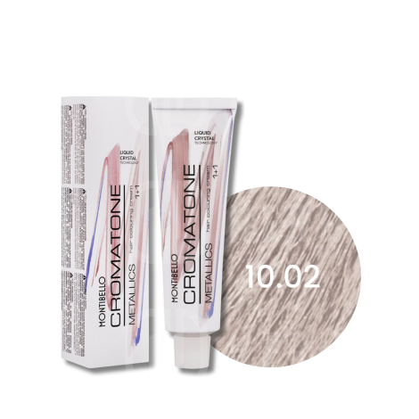 MONTIBELLO CROMATONE METALLICS profesjonalna farba do włosów 60 ml | 10.02