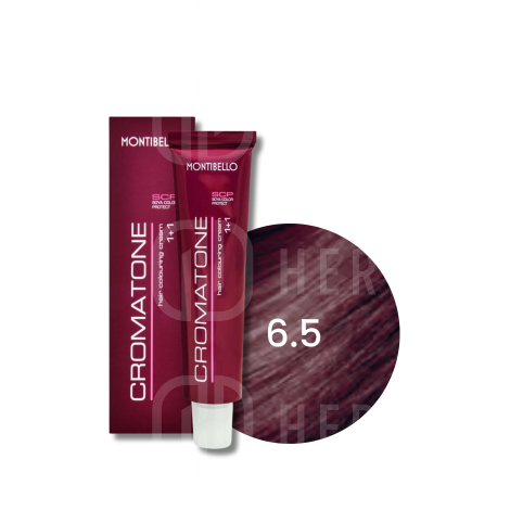 MONTIBELLO CROMATONE profesjonalna trwała farba do włosów 60 ml | 6.5