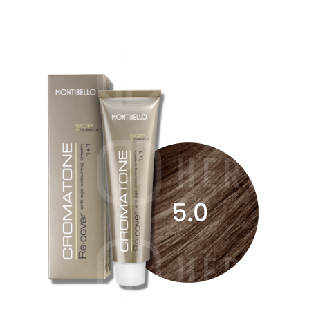 MONTIBELLO CROMATONE RECOVER trwała farba do włosów 60 ml | 5.0