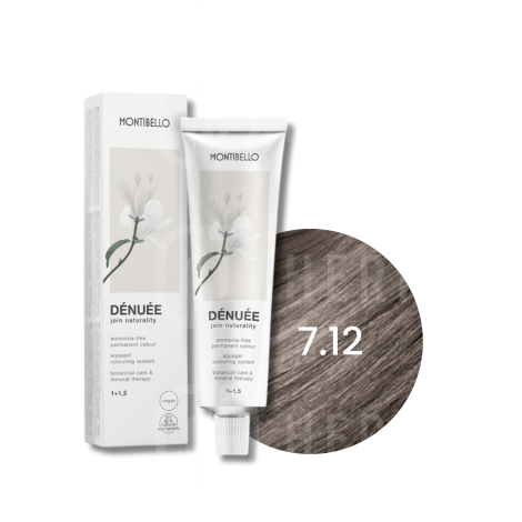 MONTIBELLO DENUEE trwała farba do włosów bez amoniaku 60 ml | 7.12