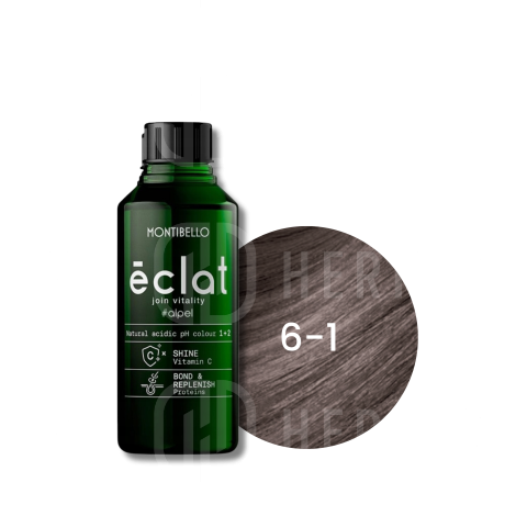 MONTIBELLO ECLAT półtrwała kwaśna farba bez amoniaku 60 ml | 6.1