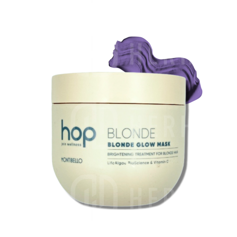 MONTIBELLO HOP Blonde Glow Mask maska do włosów blond 500 ml - 2