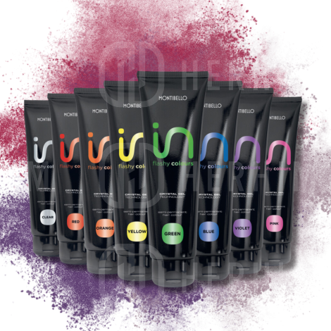 MONTIBELLO IN FLASHY COLOURS żel koloryzujący do włosów 150 ml | Clear - 3