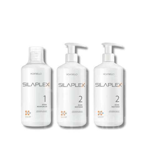 MONTIBELLO SILAPLEX zestaw wzmacniająco odbudowujący | No.1 + No. 2 x 2 szt