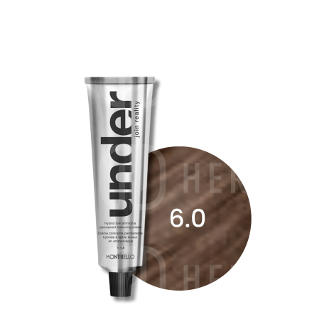 MONTIBELLO UNDER trwała wegańska farba do włosów 60 ml | 6.0