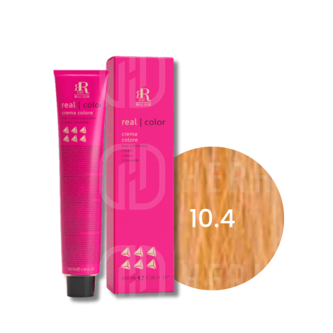 RR LINE REAL COLOR trwała farba do włosów w kremie 100 ml | 10.4