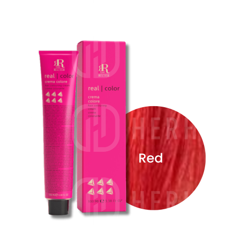 RR LINE REAL COLOR trwała farba do włosów w kremie 100 ml | mix Red