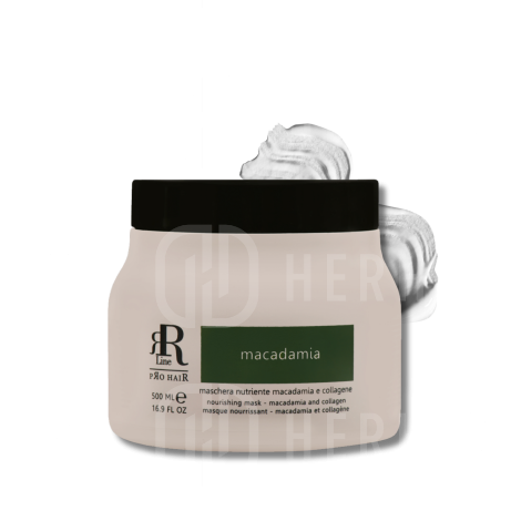 RR LINE REAL MACADAMIA regenerująca maska nawilżająca z kolagenem 500 ml - 2