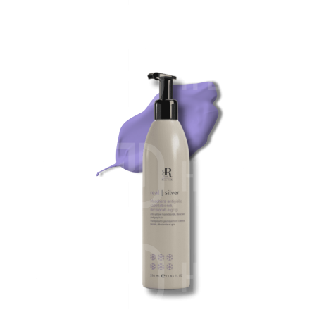 RR LINE REAL SILVER maska przeciw żółtym tonom do włosów blond 350 ml - 2