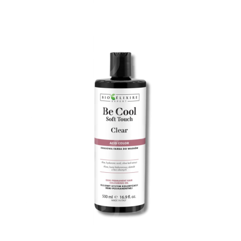 BIOELIXIRE EXPERT BE COOL Soft Touch Clear kwasowa farba do włosów 500 ml