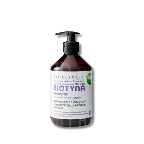 BIOELIXIRE ESSENTIAL Biotyna szampon wzmacniający do włosów 500 ml