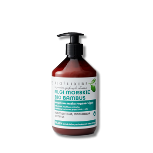 BIOELIXIRE ESSENTIAL Vegan Bio Bambus Algi Morskie maska do włosów 500 ml