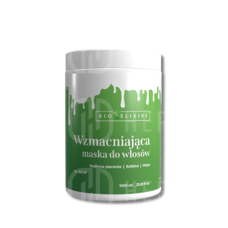 BIOELIXIRE Placenta wzmacniająca maska roślinna do włosów 1000 ml