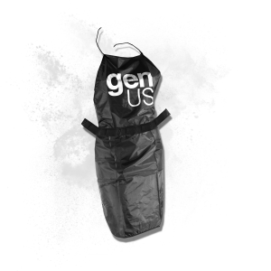 GENUS AKCESORIA fartuch fryzjerski czarny - image 2