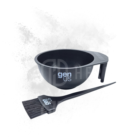 GENUS AKCESORIA miseczka i pędzelek do farbowania czarne - 2