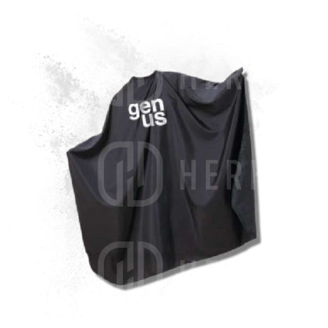 GENUS AKCESORIA peleryna do strzyżenia czarna - 2