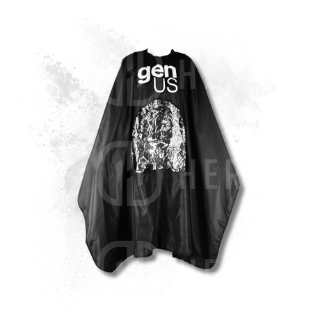 GENUS AKCESORIA peleryna do strzyżenia smartfon czarna - 2