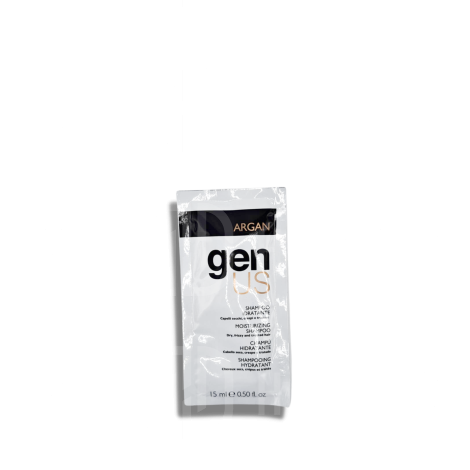 GENUS ARGAN szampon nawilżający do włosów suchych kręconych 15 ml