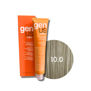 GENUS COLOR trwała farba do włosów krem koloryzujący 100 ml| 10.0